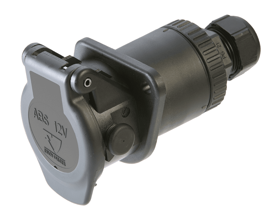 141071, 7P/12V Socket (ISO 7638-2 ABS, EBS, ADR) Erich Jeager