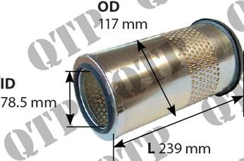 thumbnail of Air Filter 240 550 Outer - 231mm High