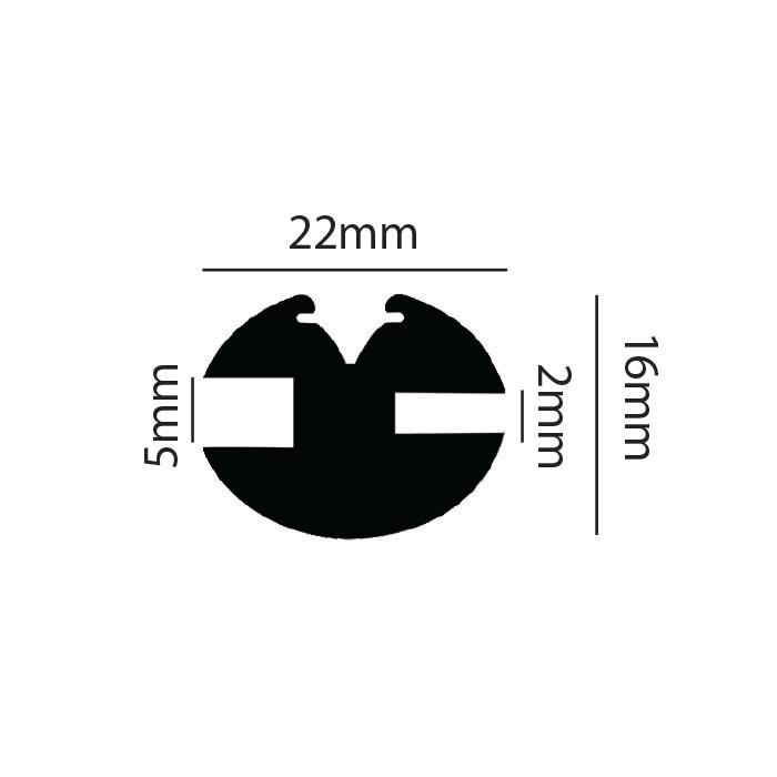 thumbnail of Weather Strip Beaded( 22mm ) 5 Mtr Length