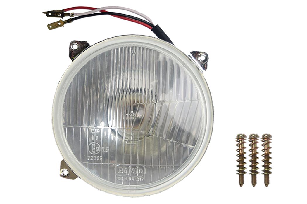 1829500E, Head Lamp LH c/o Bulb & Loom For European Driving RH Dip QTP