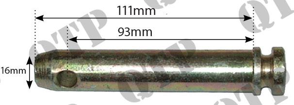 S75, Top Link Pin Cat 1 3/4" x 110mm QTP