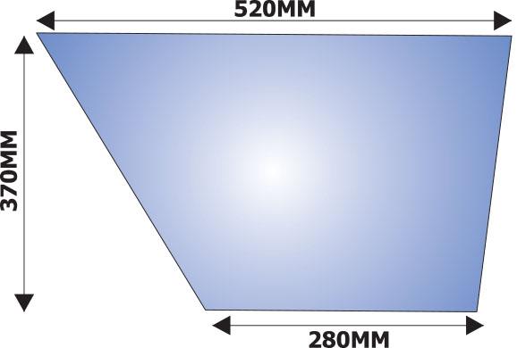 thumbnail of Glass JCB Pro 8 Bottom Door LH