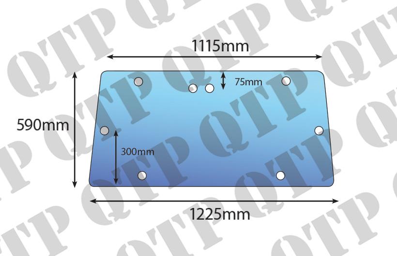 thumbnail of Glass 300 Rear Window Silver Cab