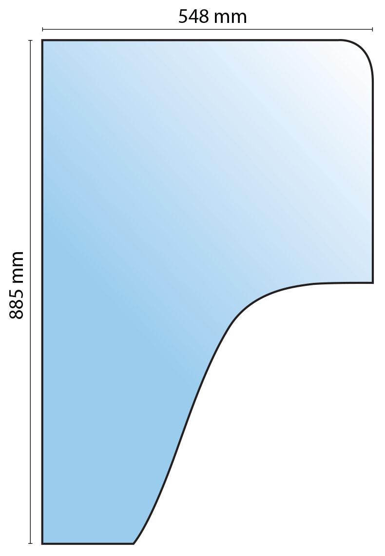 thumbnail of Glass IHC XL Door LH & RH Rear Section