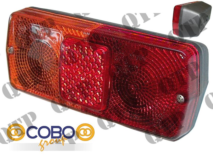 3099, Lamp 300 Rear Combination Red & Amber QTP