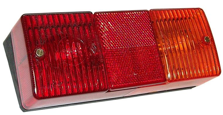 3410, Rear Lamp 165 Lambourne - Wedge Back QTP