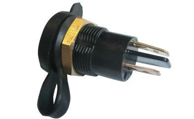 thumbnail of Socket Single Pole 12 Volt 15 Amp