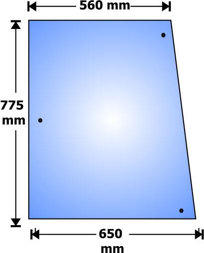 82029321, Glass Ford 40 TS TM 60 M Overwing LH QTP