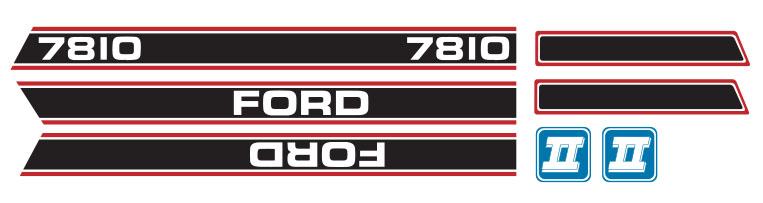 thumbnail of Decal Kit Ford 7810 Red & Black