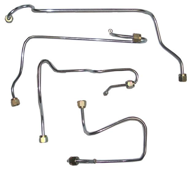 D9NN9A557, Injector Pipe Set Ford 6610 - SET 4 QTP