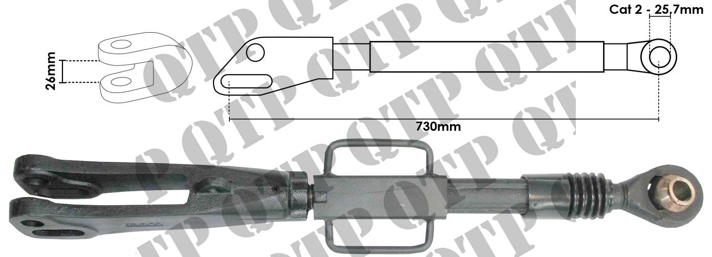 S.57434, Levelling Box Ford 40 RH Complete Adjustable QTP