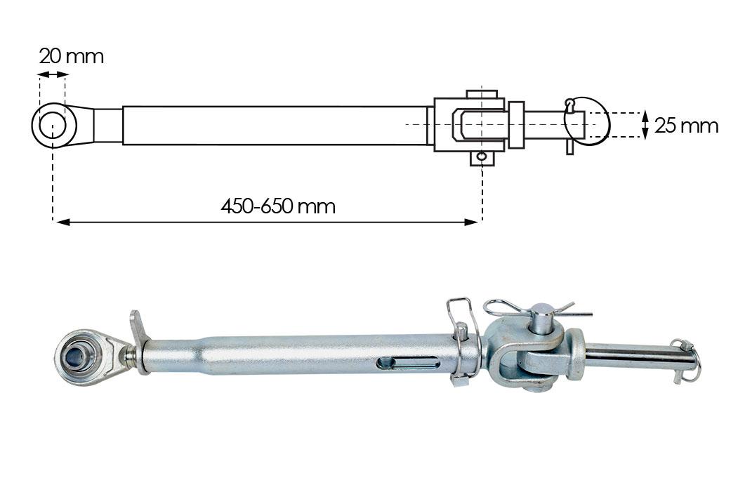 5170360, Stabiliser Ford TM & 60s Normal Duty 430mm QTP