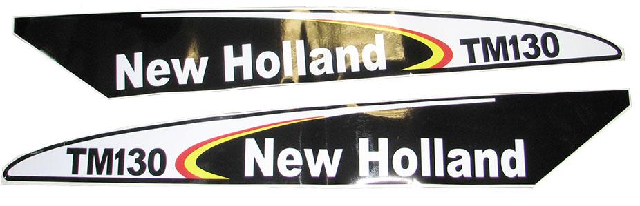 thumbnail of Decal New Holland TM130 - Set Early Type Blac