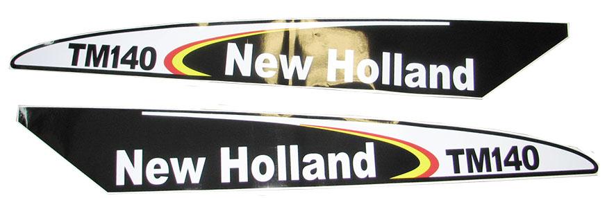 thumbnail of Decal New Holland TM140 - Set Early Type Blac