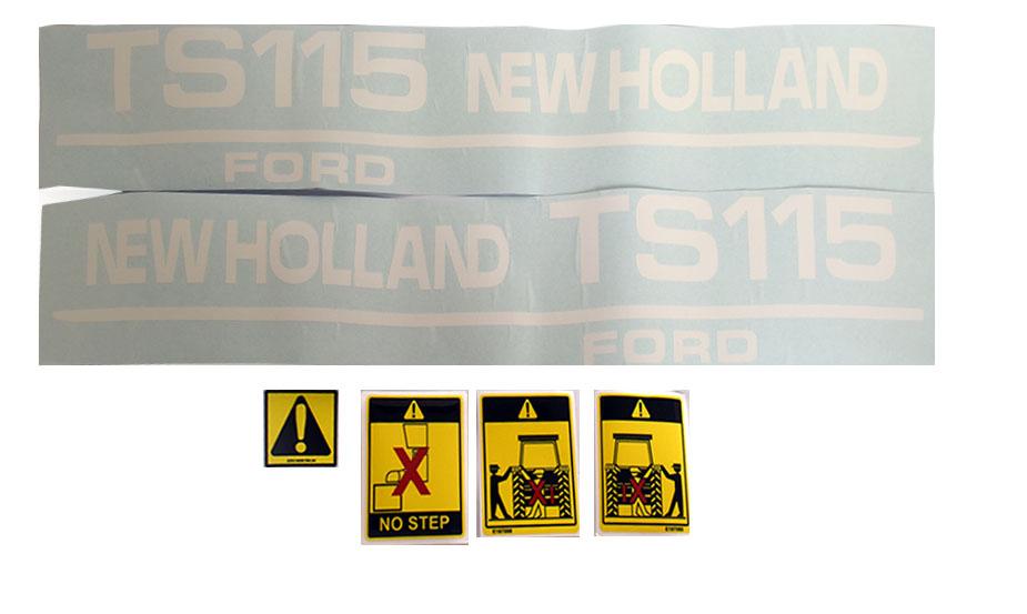 41983, Decal New Holland TS115 - Set QTP