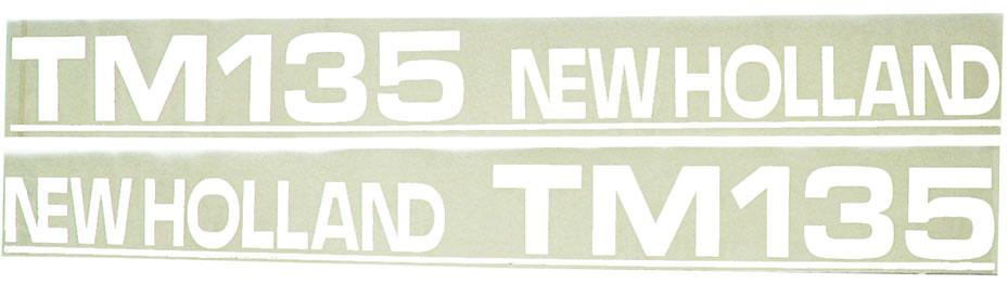 41986, Decal New Holland TM135 - Set Old Type QTP