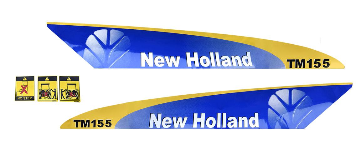 thumbnail of Decal New Holland TM155 Set Late Type White