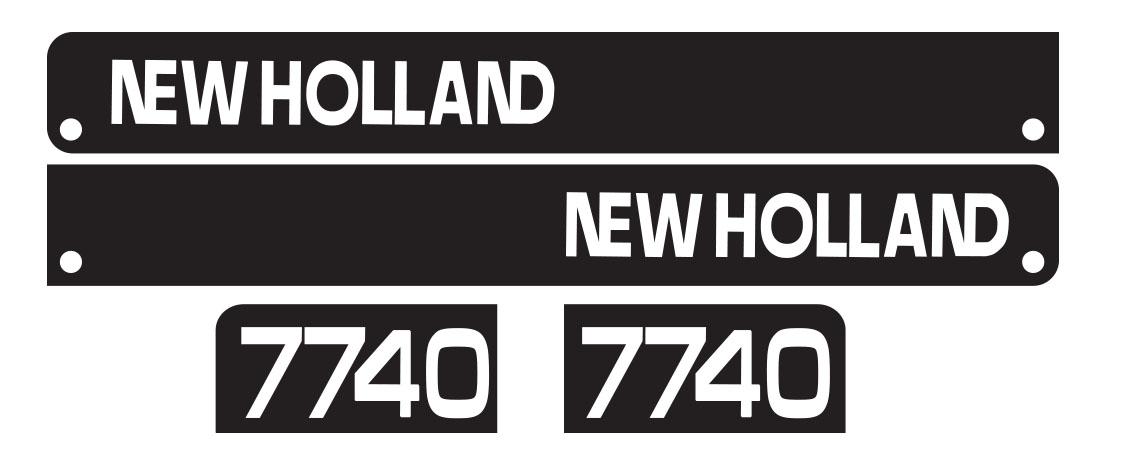 82008797, Decal Kit New Holland 7740 QTP