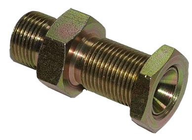 4271, Adaptor 3/8" BSP Male/ Male Bulkhead QTP