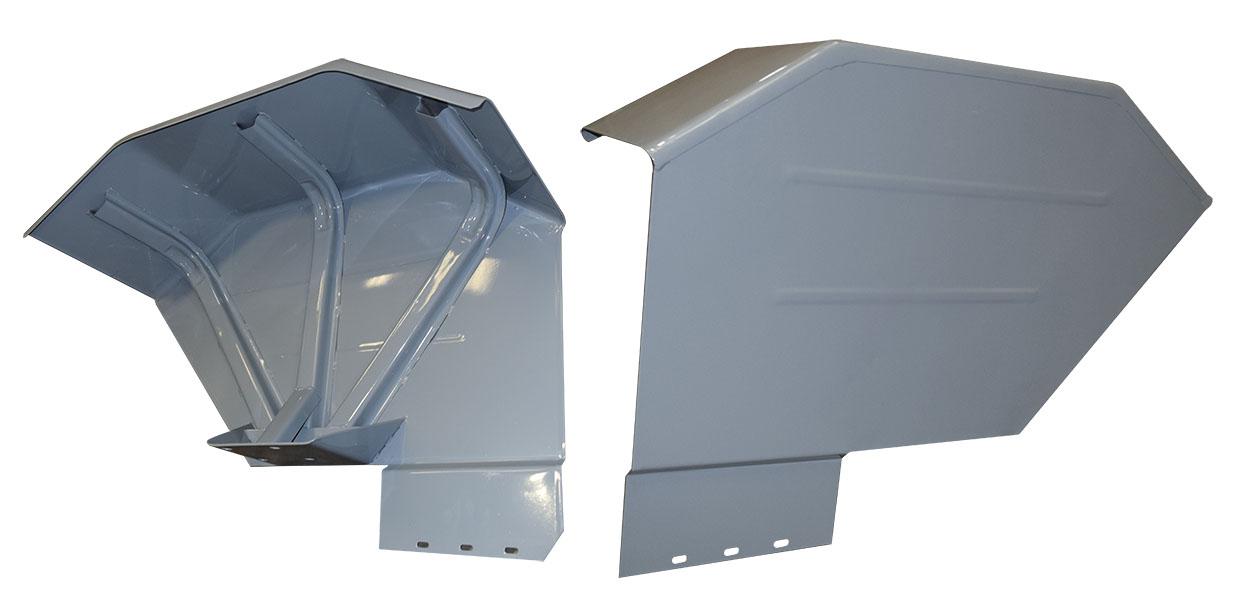 43172, Mudguard Ford 2000 3000 Square Pair QTP