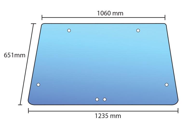 thumbnail of Glass Ford 5030 - 4830 Rear