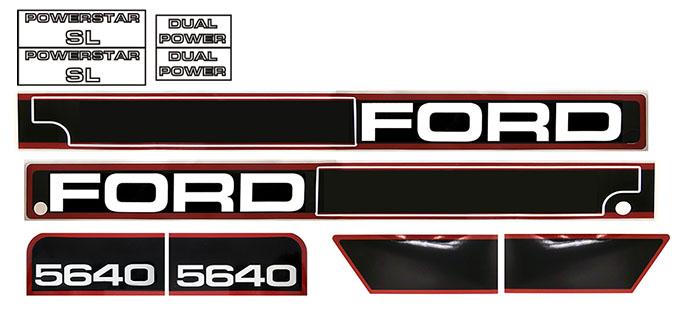 FINN16605AA, Decal Kit Ford 5640 QTP