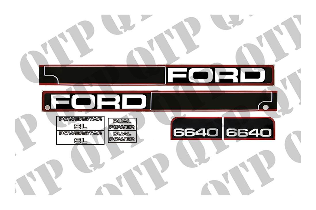 FINN/6605AA, Decal Kit Ford 6640 QTP