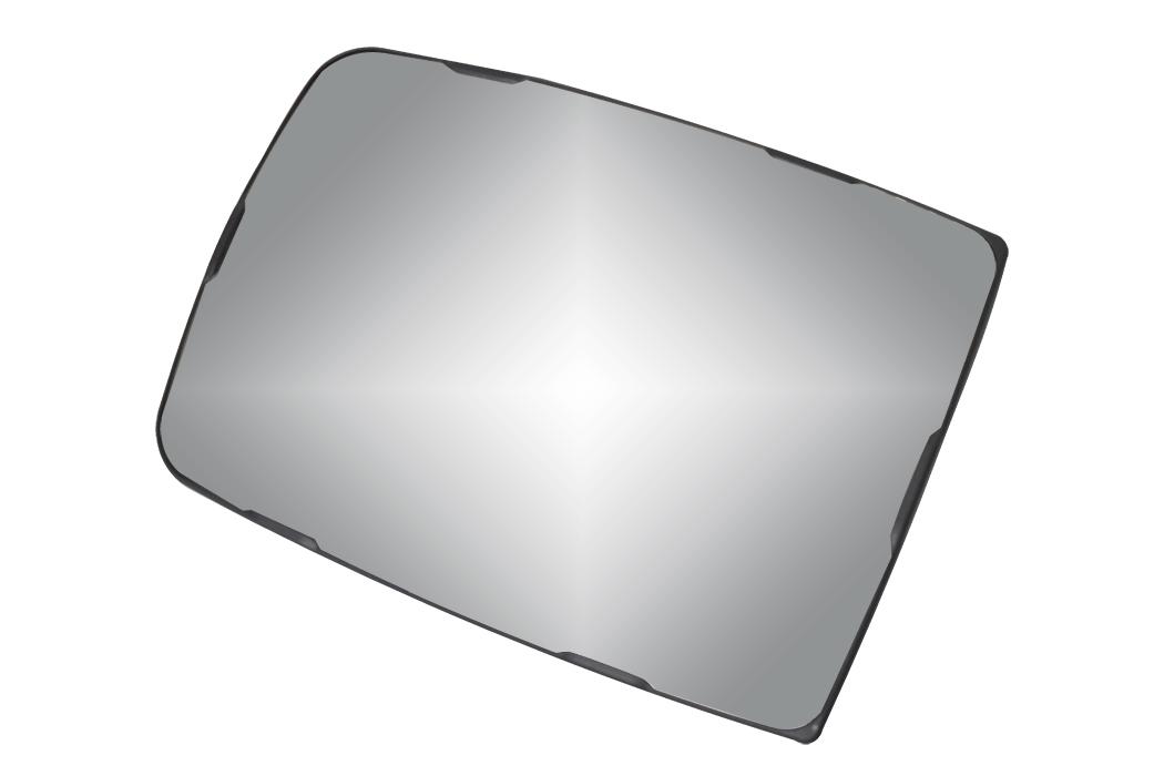 44493, Mirror Glass Upper New Holland T6000 T7000 T7. T6 Case Puma 115-215 QTP