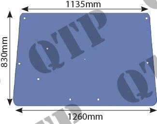 L57979, Glass John Deere Rear Window SG2 8 Hole QTP