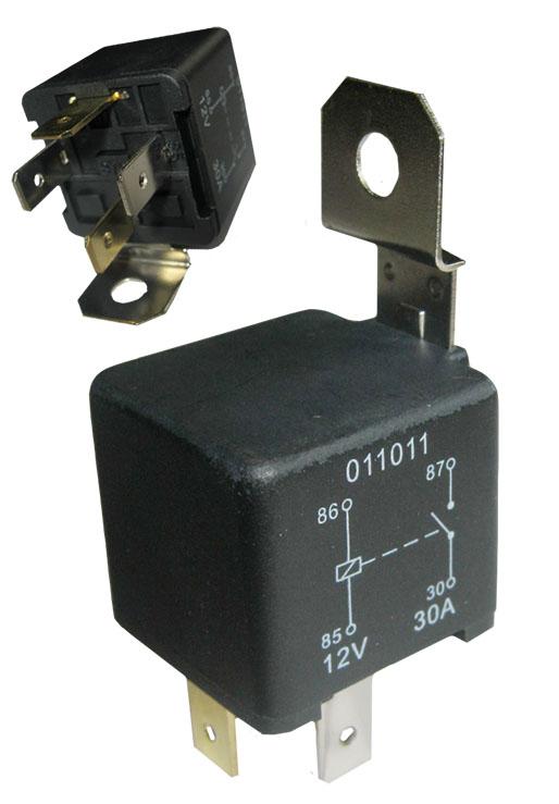 4680, Relay 12v Normally Open 30A - 2 x 4 Pin QTP