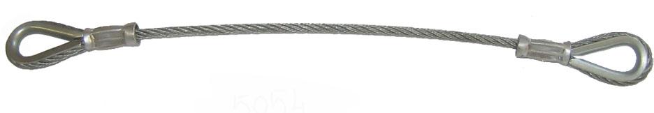 thumbnail of Hand Brake Cable Zetor 8011 Short