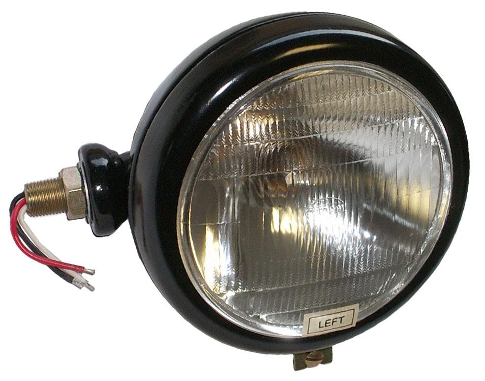 51271, Head Lamp Black LH BPF 40/45W Plain Lens QTP