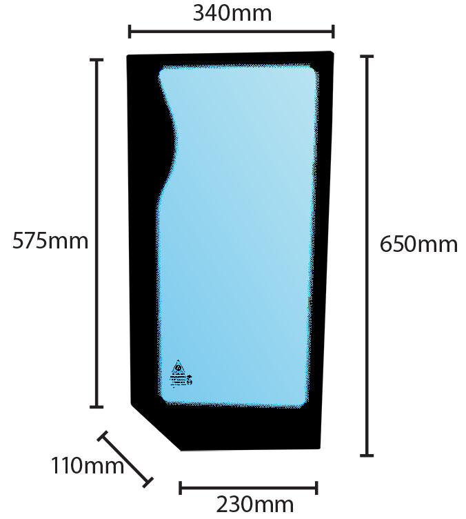 thumbnail of Glass Lower Front Case MXM120 140 155 175 190