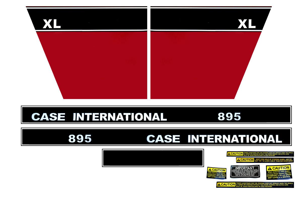 thumbnail of Decal 895XL Case IH Kit