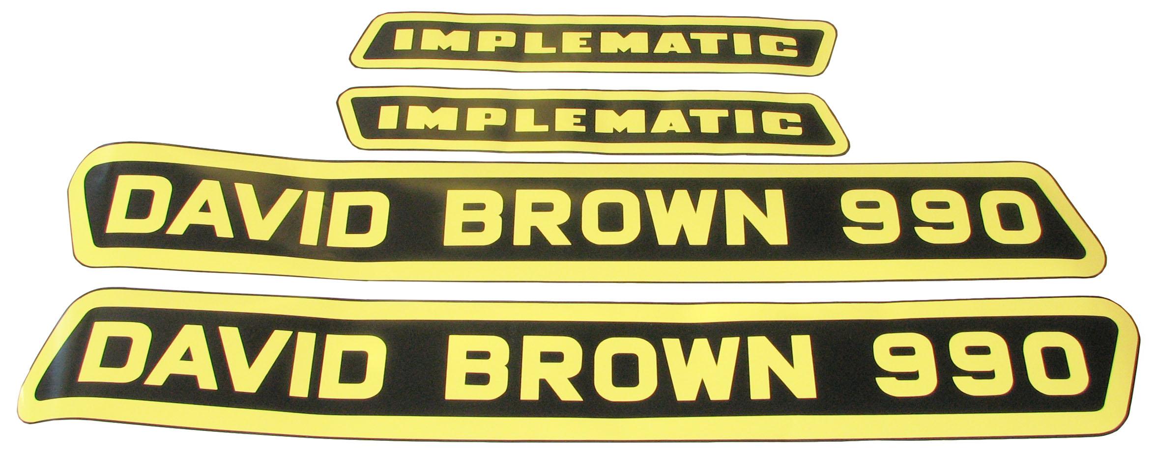 thumbnail of Decal Kit David Brown 990