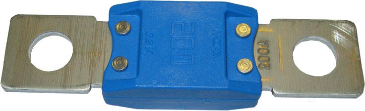 4353714M1, Mega Fuse 200 Amp Blue QTP