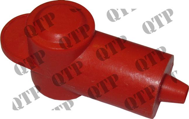 53296, Rubber Cover Angled Red Small QTP