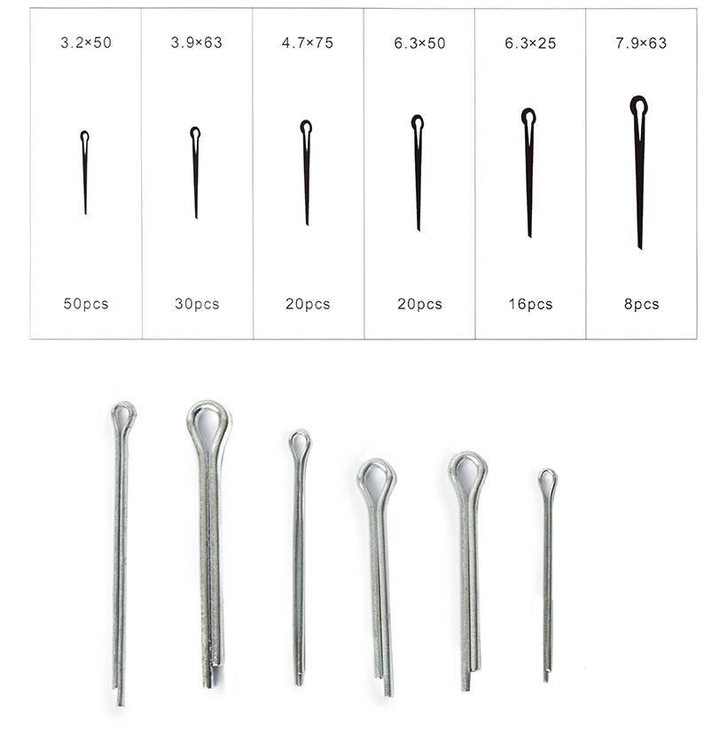 thumbnail of Cotter Pin Large Kit 144pcs