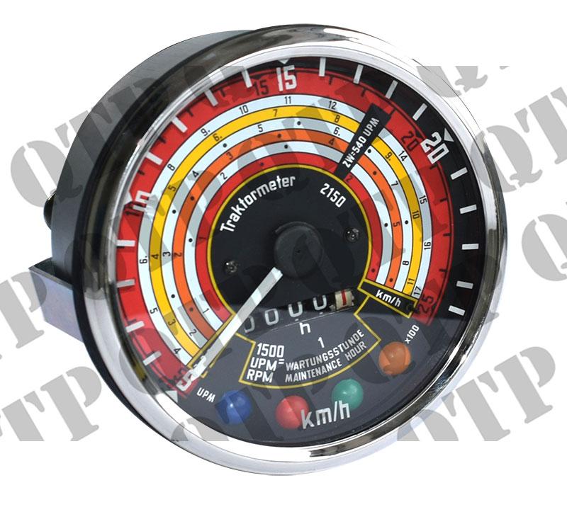 54669, Rev Counter Clock Deutz 05 06 2500 RPM 25KMH QTP