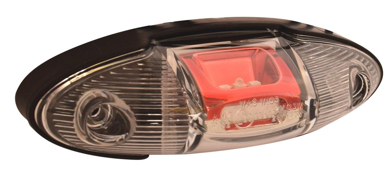 55195, Marker Lamp LED Red/White QTP