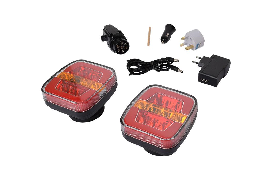 55355, Wireless Trailer Lighting Set Magnetic QTP