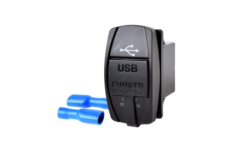 thumbnail of Rocker Switch Blank USB Charger Double Port