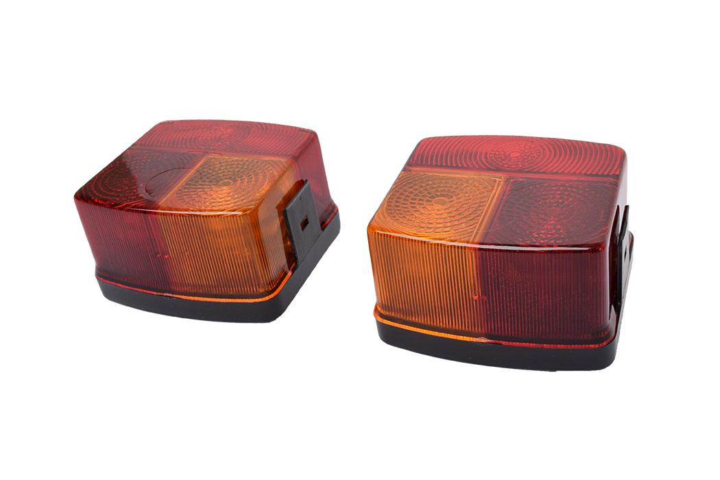 51523, Rear Lamp Pair Case 303/340 // Case 433/833 QTP