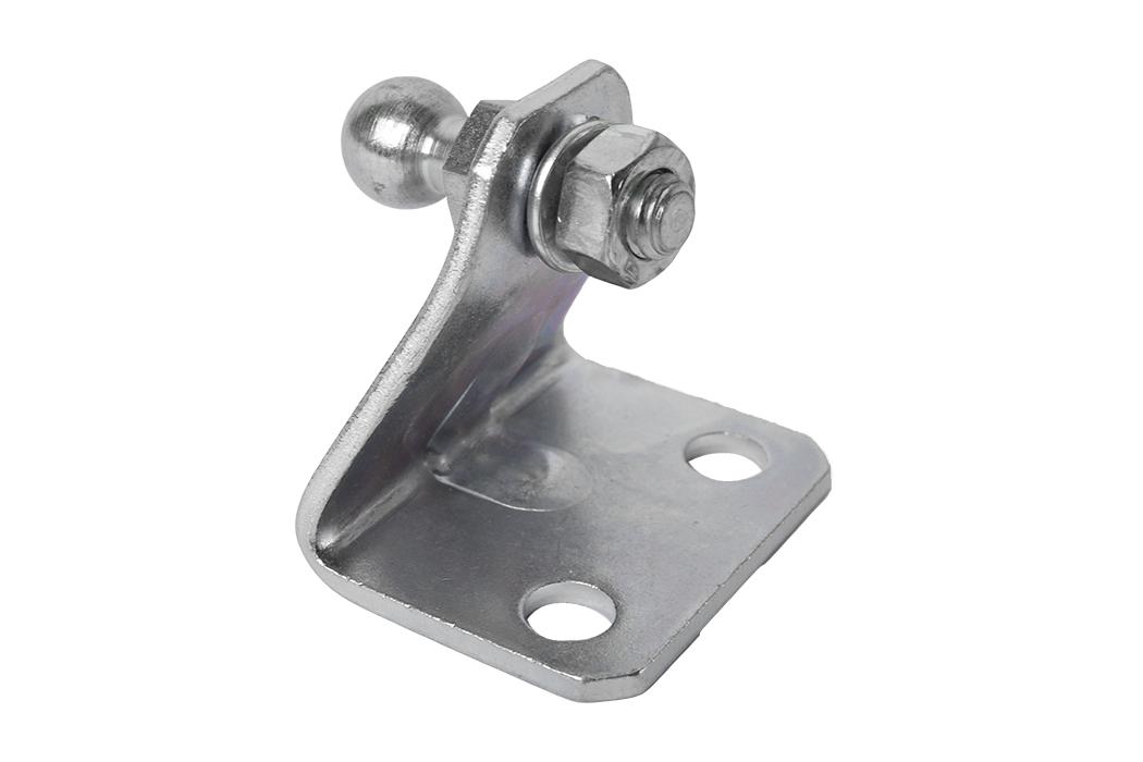 56014, Gas Strut Bracket Right Angle Bolt On With 8-18 Ball End QTP