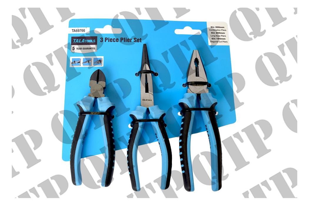 56050, Plier Set 3 Piece QTP