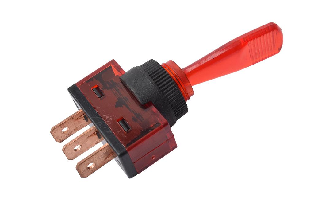 56068, Toggle Switch Red With Bulb QTP