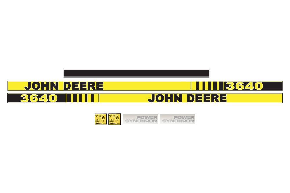 57945, Decal Kit John Deere 3640 QTP