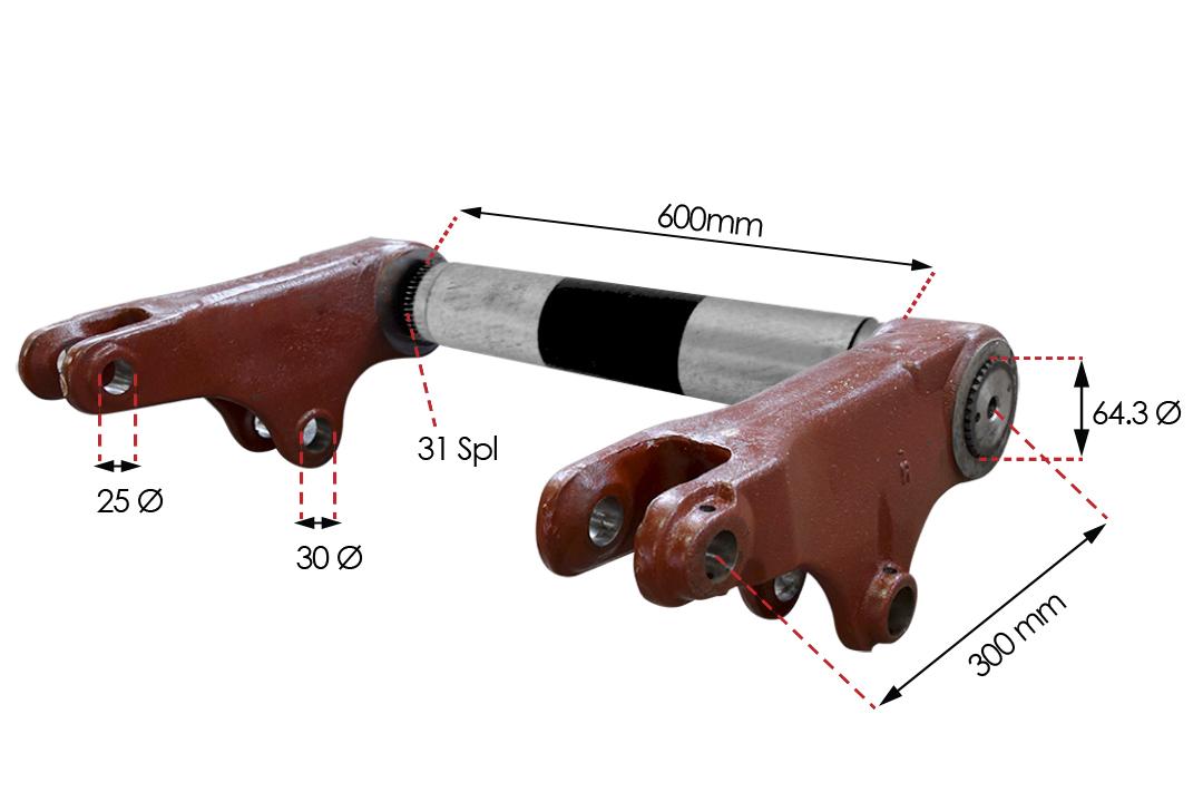 thumbnail of Lift Arm Rock Shaft Kit