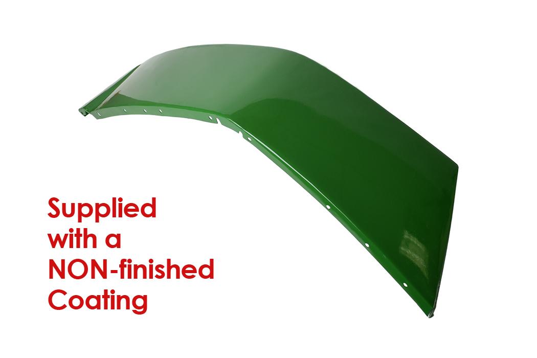 R114686, Mudguard John Deere RH 8110 8210 8310 8410 - Worldwide Version
*** Please Note product not supplied in a finished Color *** QTP