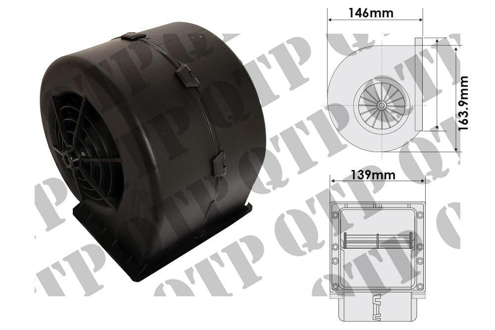 AL39043, Fan Cab Blower John Deere 40 50 10 SG2 Cab QTP